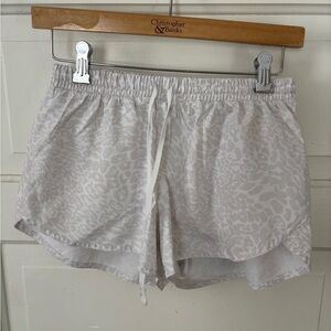Old Navy White Athletic Shorts Lightweight Elastic Waist